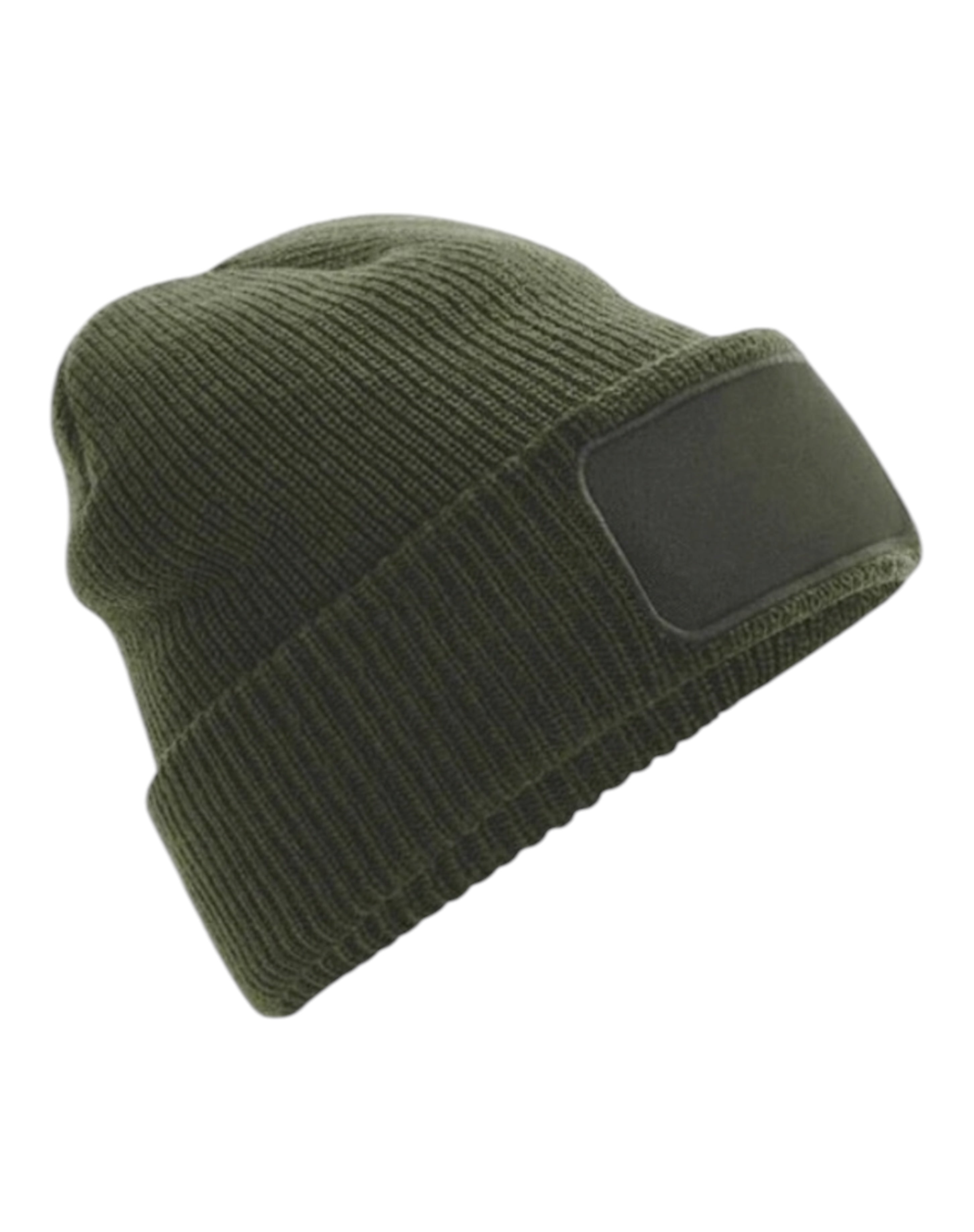 Custom Double Layer Beanie with Patch